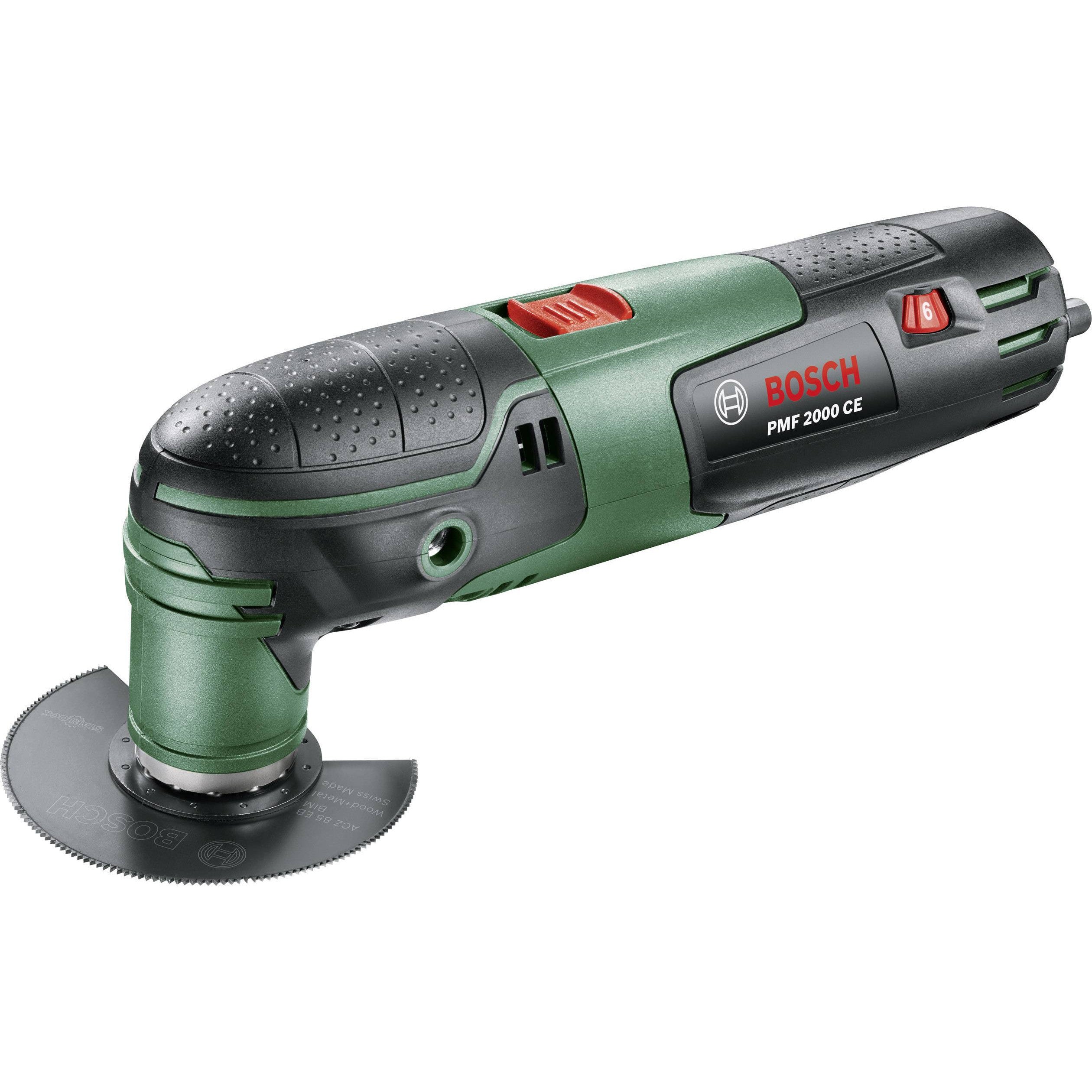 Bosch PMF 2000 CE Multifunction Tool Kit with 10-Piece Accessories, 220W